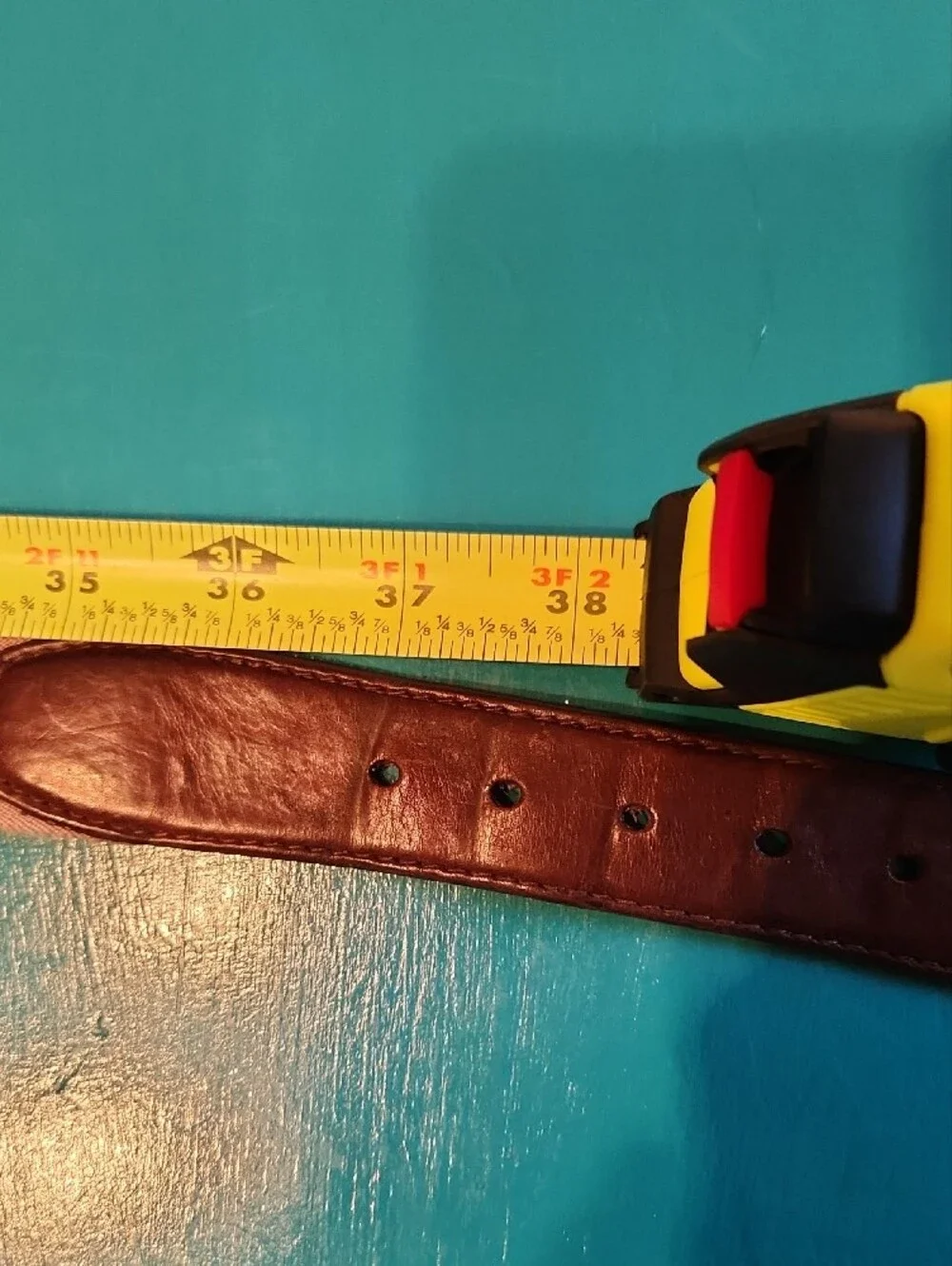 Y2K Eddie Bauer Khaki Canvas Belt with Brown Leather Accents